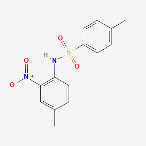 molecular formula C14H14N2O4S B11023805 4-methyl-N-(4-methyl-2-nitrophenyl)benzenesulfonamide 