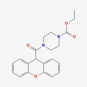 ethyl 4-(9H-xanthen-9-ylcarbonyl)piperazine-1-carboxylate