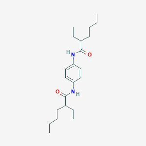 molecular formula C22H36N2O2 B11023911 N,N'-benzene-1,4-diylbis(2-ethylhexanamide) 