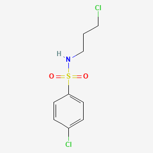 molecular formula C9H11Cl2NO2S B11023926 4-chloro-N-(3-chloropropyl)benzenesulfonamide 