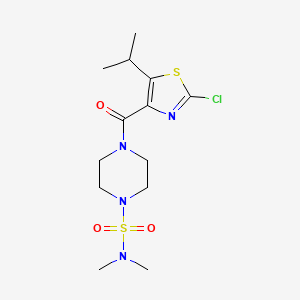 molecular formula C13H21ClN4O3S2 B11023940 C13H21ClN4O3S2 