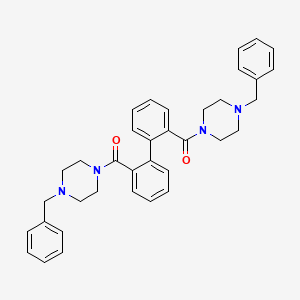 Biphenyl-2,2'-diylbis[(4-benzylpiperazin-1-yl)methanone]