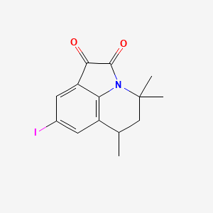 8-iodo-4,4,6-trimethyl-5,6-dihydro-4H-pyrrolo[3,2,1-ij]quinoline-1,2-dione