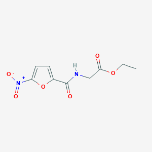 ethyl N-[(5-nitrofuran-2-yl)carbonyl]glycinate