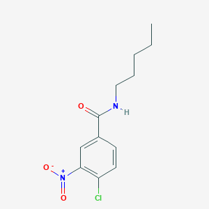 4-chloro-3-nitro-N-pentylbenzamide