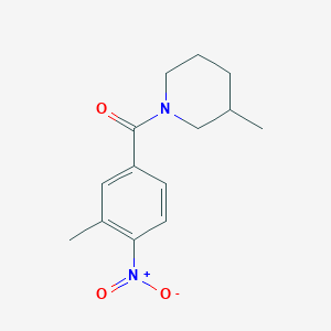 (3-Methyl-4-nitrophenyl)(3-methylpiperidin-1-yl)methanone