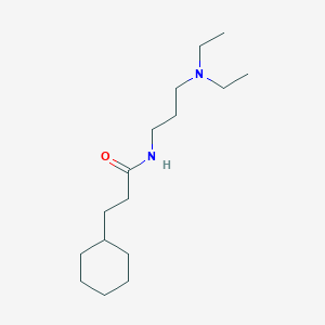 molecular formula C16H32N2O B11024014 3-cyclohexyl-N-[3-(diethylamino)propyl]propanamide 