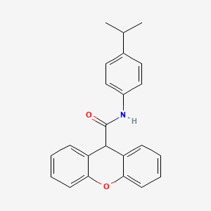 N-[4-(propan-2-yl)phenyl]-9H-xanthene-9-carboxamide