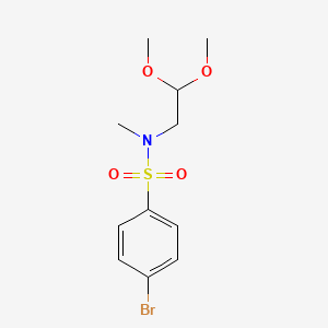 4-bromo-N-(2,2-dimethoxyethyl)-N-methylbenzenesulfonamide