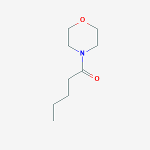 molecular formula C9H17NO2 B11024222 Pentanoic acid, morpholide CAS No. 22342-18-3