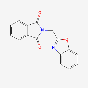 molecular formula C16H10N2O3 B11024283 2-Benzooxazol-2-ylmethyl-isoindole-1,3-dione 