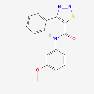 N-(3-methoxyphenyl)-4-phenyl-1,2,3-thiadiazole-5-carboxamide