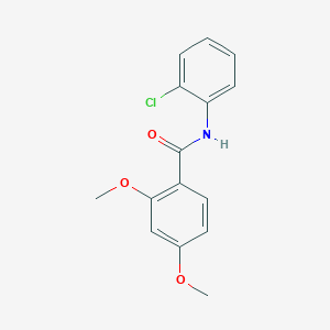 molecular formula C15H14ClNO3 B11024430 N-(2-chlorophenyl)-2,4-dimethoxybenzamide 