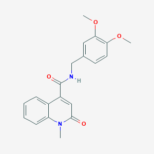 N-(3,4-dimethoxybenzyl)-1-methyl-2-oxo-1,2-dihydro-4-quinolinecarboxamide