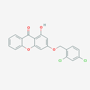 3-[(2,4-dichlorobenzyl)oxy]-1-hydroxy-9H-xanthen-9-one