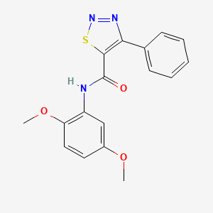 N-(2,5-dimethoxyphenyl)-4-phenyl-1,2,3-thiadiazole-5-carboxamide