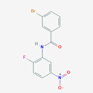 3-bromo-N-(2-fluoro-5-nitrophenyl)benzamide