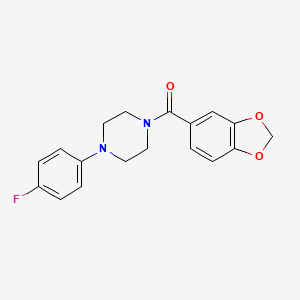 Benzo[1,3]dioxol-5-yl-[4-(4-fluoro-phenyl)-piperazin-1-yl]-methanone