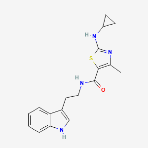 2-(cyclopropylamino)-N-[2-(1H-indol-3-yl)ethyl]-4-methyl-1,3-thiazole-5-carboxamide