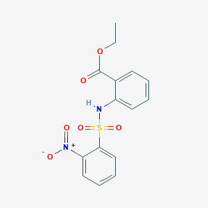 Ethyl 2-{[(2-nitrophenyl)sulfonyl]amino}benzoate