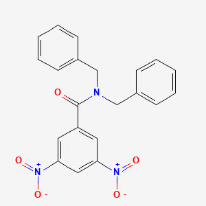 molecular formula C21H17N3O5 B11024585 N,N-dibenzyl-3,5-dinitrobenzamide 