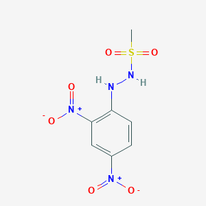 molecular formula C7H8N4O6S B11024610 N'-(2,4-dinitrophenyl)methanesulfonohydrazide 