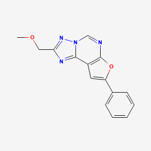 2-(Methoxymethyl)-8-phenylfuro[3,2-e][1,2,4]triazolo[1,5-c]pyrimidine