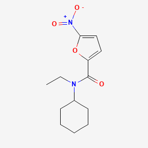 N-cyclohexyl-N-ethyl-5-nitrofuran-2-carboxamide