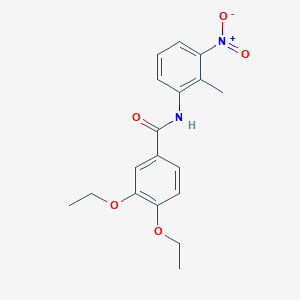 3,4-diethoxy-N-(2-methyl-3-nitrophenyl)benzamide