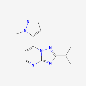 7-(1-methyl-1H-pyrazol-5-yl)-2-(propan-2-yl)[1,2,4]triazolo[1,5-a]pyrimidine