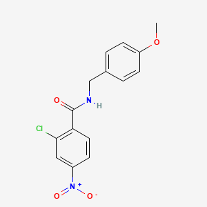 2-chloro-N-(4-methoxybenzyl)-4-nitrobenzamide