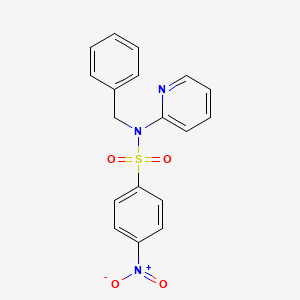 N-benzyl-4-nitro-N-(pyridin-2-yl)benzenesulfonamide