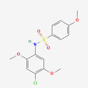 N-(4-chloro-2,5-dimethoxyphenyl)-4-methoxybenzenesulfonamide