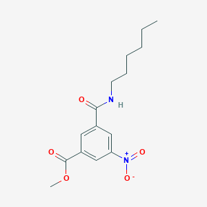 Methyl 3-(hexylcarbamoyl)-5-nitrobenzoate