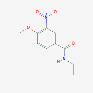 molecular formula C10H12N2O4 B11024893 N-ethyl-4-methoxy-3-nitrobenzamide 