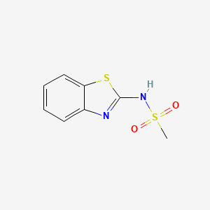 Methanesulfonamide, N-2-benzothiazolyl-