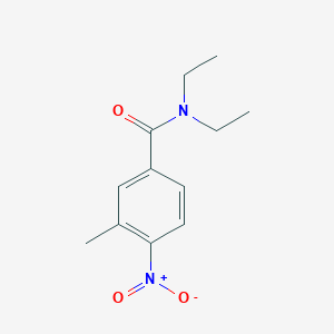 molecular formula C12H16N2O3 B11024999 N,N-diethyl-3-methyl-4-nitrobenzamide 