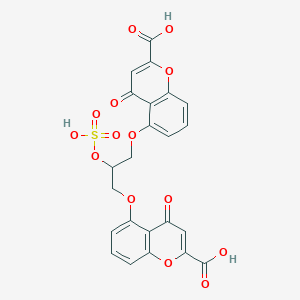 molecular formula C23H16O14S B011025 Cromolyn sulfate CAS No. 107032-81-5