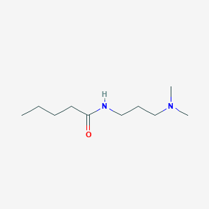 molecular formula C10H22N2O B11025000 N-[3-(dimethylamino)propyl]pentanamide 