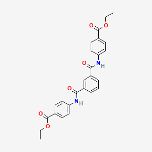 Diethyl 4,4'-[benzene-1,3-diylbis(carbonylimino)]dibenzoate