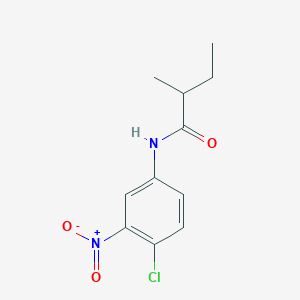 N-(4-chloro-3-nitrophenyl)-2-methylbutanamide