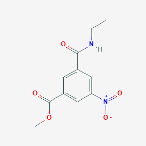 molecular formula C11H12N2O5 B11025186 Methyl 3-(ethylcarbamoyl)-5-nitrobenzoate 