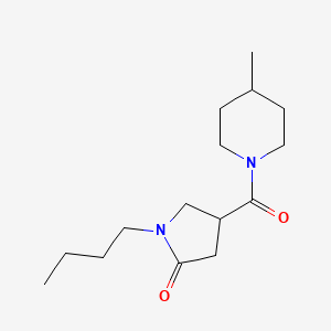 1-Butyl-4-[(4-methylpiperidin-1-yl)carbonyl]pyrrolidin-2-one