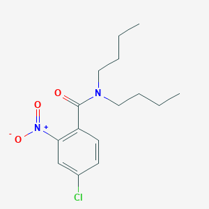 molecular formula C15H21ClN2O3 B11025262 N,N-dibutyl-4-chloro-2-nitrobenzamide 