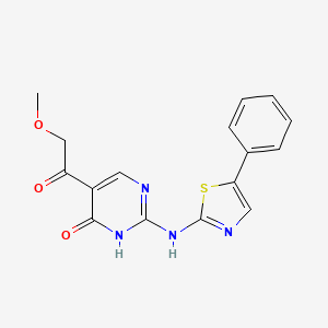 5-(methoxyacetyl)-2-[(5-phenyl-1,3-thiazol-2-yl)amino]pyrimidin-4(3H)-one