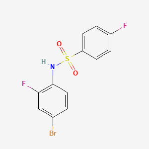 N-(4-bromo-2-fluorophenyl)-4-fluorobenzenesulfonamide