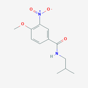 4-methoxy-N-(2-methylpropyl)-3-nitrobenzamide