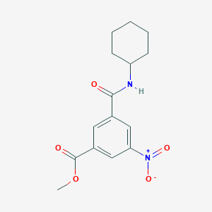 Methyl 3-(cyclohexylcarbamoyl)-5-nitrobenzoate