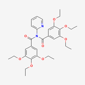 3,4,5-triethoxy-N-(pyridin-2-yl)-N-[(3,4,5-triethoxyphenyl)carbonyl]benzamide