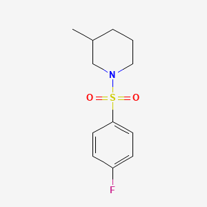 1-[(4-Fluorophenyl)sulfonyl]-3-methylpiperidine